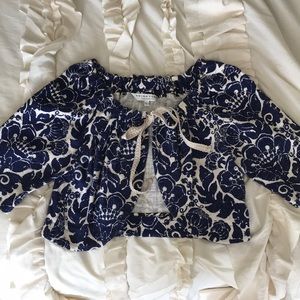 Trina Turk Large crop jacket